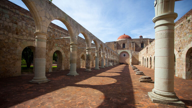 Cuilapa of Guerrero, ancient monastery located near Oaxaca, Mexico.